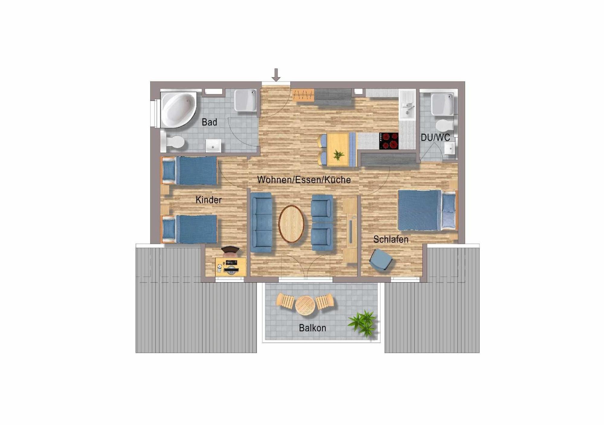 H&P Touristik Residenz Grafenmatt Gra-3-1 Apartment Фелдберг Екстериор снимка